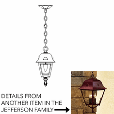 Hanover Lantern B5620 Jefferson Small Traditional Outdoor Drop Ceiling Light Fixture