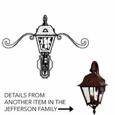 Hanover Lantern B5651 Jefferson Small Traditional Outdoor Wall Lighting