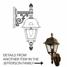 Hanover Lantern B5672 Jefferson Small Traditional Outdoor Wall Lighting