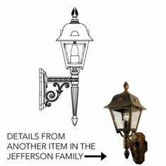 Hanover Lantern B5675 Jefferson Small Traditional Exterior Lighting Wall Sconce