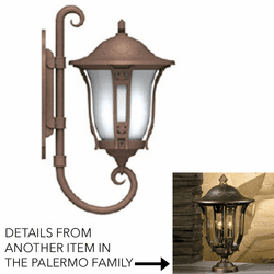 Hanover Lantern B57610 Palermo Large Exterior Wall Lamp