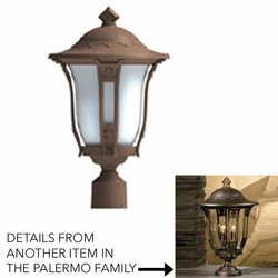 Hanover Lantern B57630 Palermo Large Exterior Post Light Fixture