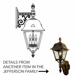 Hanover Lantern B5772 Jefferson Large Traditional Exterior Wall Lighting