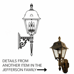 Hanover Lantern B5775 Jefferson Large Traditional Exterior Wall Light Sconce