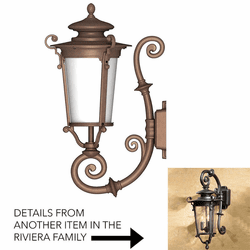 Hanover Lantern B58410 Riviera Medium Exterior Wall Lighting