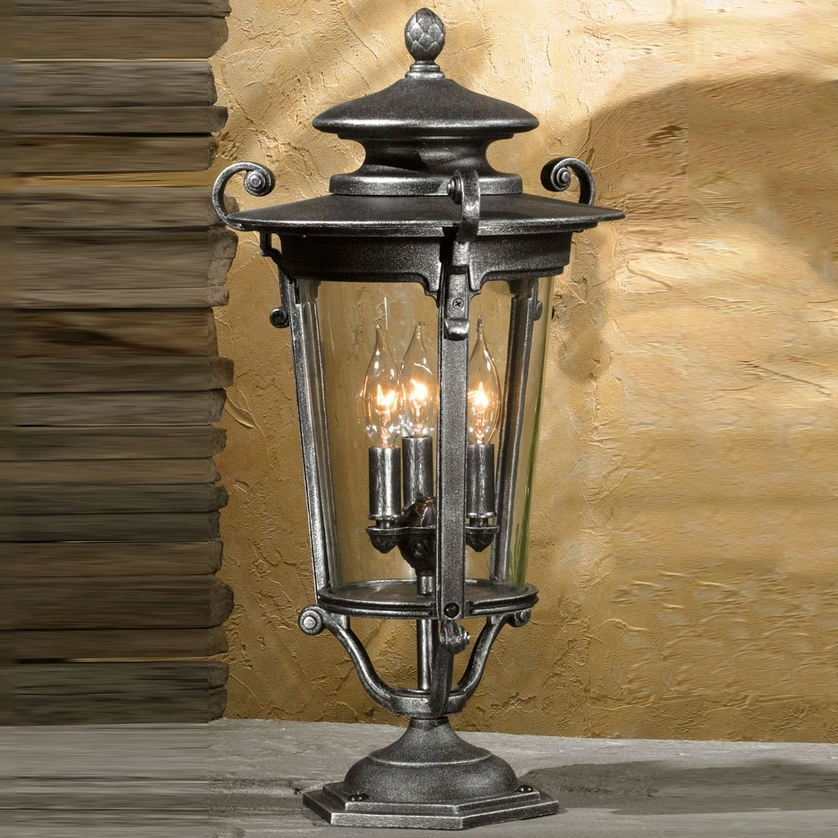 Hanover Lantern B58460 Riviera Medium Outdoor Pier Mount HANB58460