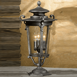 Hanover Lantern B58460 Riviera Medium Outdoor Pier Mount