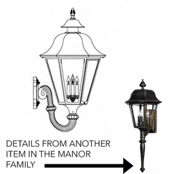 Hanover Lantern B61FSM Manor Grande Exterior Sconce Lighting