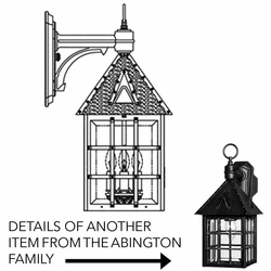 Hanover Lantern B8112RM Abington Large Traditional Outdoor Wall Lamp