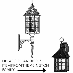 Hanover Lantern B8115 Abington Large Traditional Outdoor Wall Light Fixture