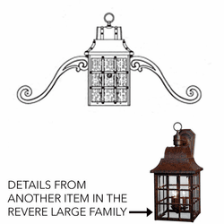 Hanover Lantern B8350 Revere Large Traditional Exterior Wall Lamp