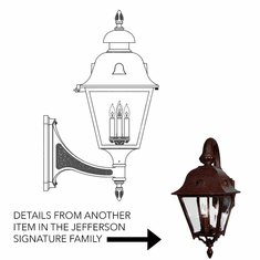 Hanover Lantern B8417 Jefferson Grande Traditional Exterior Lighting Wall Sconce