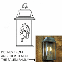 Hanover Lantern B8501 Salem Large Traditional Exterior Sconce Lighting