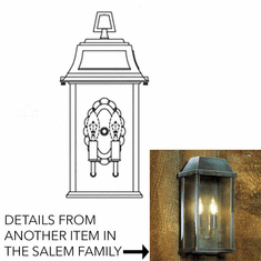 Hanover Lantern B8501 Salem Large Traditional Exterior Sconce Lighting