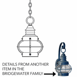 Hanover Lantern B8619 Bridgewater Small Nautical Outdoor Pendant Lamp