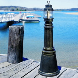 Hanover Lantern B8646 Avalon Small Nautical Outdoor Bollard