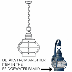 Hanover Lantern B9019 Bridgewater Large Nautical Outdoor Hanging Light