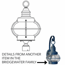 Hanover Lantern B9029 Bridgewater Large Nautical Exterior Post Light