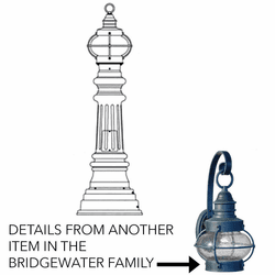 Hanover Lantern B9045 Bridgewater Large Nautical Exterior Bollard
