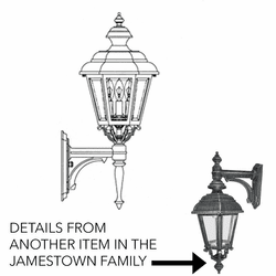Hanover Lantern B9315 Jamestown Medium Traditional Exterior Sconce Lighting