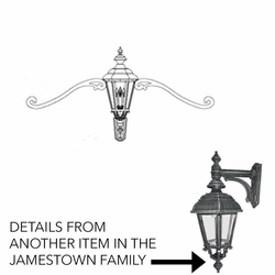 Hanover Lantern B9450 Jamestown Large Traditional Outdoor Wall Sconce Lighting