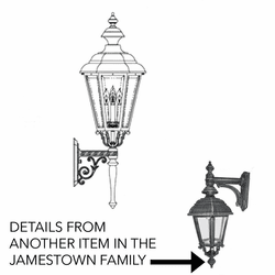 Hanover Lantern B9475 Jamestown Large Traditional Exterior Lighting Sconce