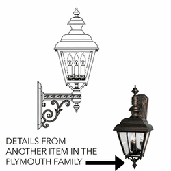 Hanover Lantern B9570 Plymouth Medium Traditional Outdoor Wall Sconce Light