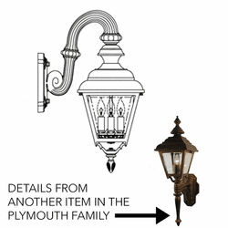 Hanover Lantern B95FRM Plymouth Medium Traditional Outdoor Wall Sconce