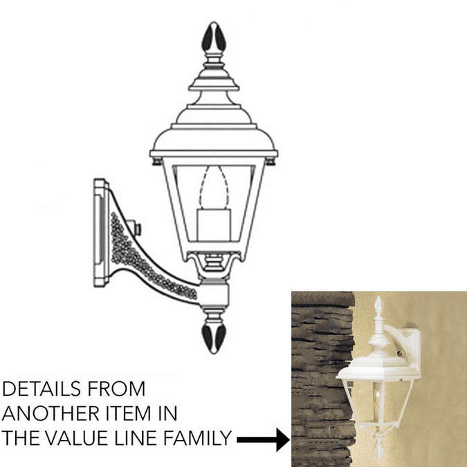 Hanover Lantern B9942 Value Line Small Traditional Outdoor Wall Sconce Light