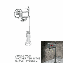 Hanover Lantern M135 Mailbox Exterior Mailbox