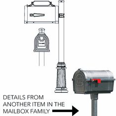 Hanover Lantern M201 Mailbox Outdoor Mailbox