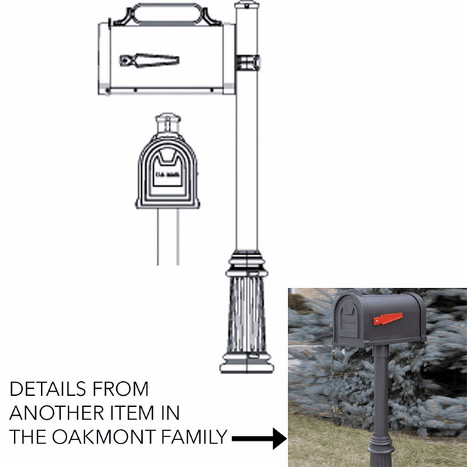 Hanover Lantern M201S Mailbox Exterior Mailbox