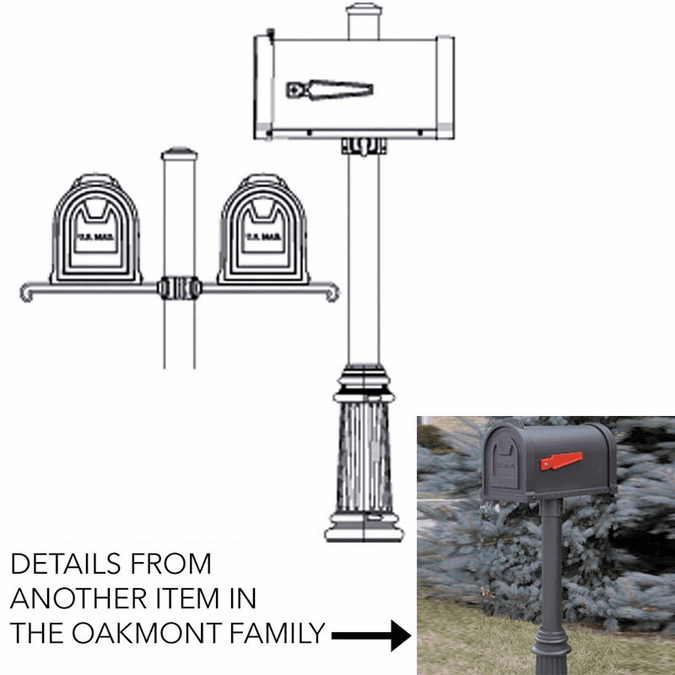 Hanover Lantern M204 Mailbox Outdoor Mailbox