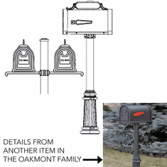 Hanover Lantern M204S Mailbox Exterior Mailbox