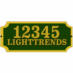 Hanover Lantern R223 Cast Sign Outdoor Raised Cast Address Number Sign