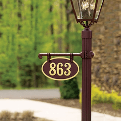 Hanover Lantern R225-3 Ladder Rest Sign Outdoor Address Number Sign