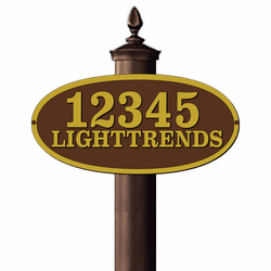 Hanover Lantern R721 Ladder Rest Sign Exterior Address Number Sign