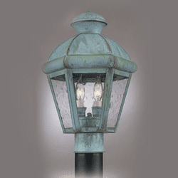 Hi-Lite Manufacturing H-1135-P 17" Tall Outdoor Post Lighting Fixture