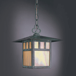 Hi-Lite Manufacturing H-250-D Craftsman 10" Tall Outdoor Mini Pendant Lighting