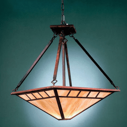Hi-Lite Manufacturing H-2870-D Craftsman 17" Wide Pendant Hanging Light