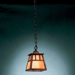 Hi-Lite Manufacturing H-2871-D Craftsman 9" Tall Mini Hanging Light Fixture
