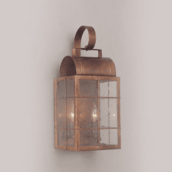 Hi-Lite Manufacturing H-67-B-SDY Traditional 7" Wide Exterior Wall Sconce Light