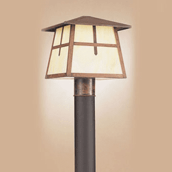 Hi-Lite Manufacturing H-8175-P Craftsman 10" Wide Exterior Lamp Post Light