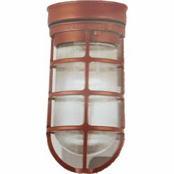 Hi-Lite Manufacturing H-MNCGU-FB-GD-1 Vapor Jar Retro Exterior Ceiling Lighting