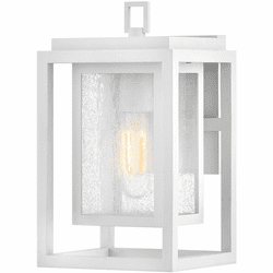 Hinkley 1000TW Republic Textured White LED Small Outdoor Wall Lighting