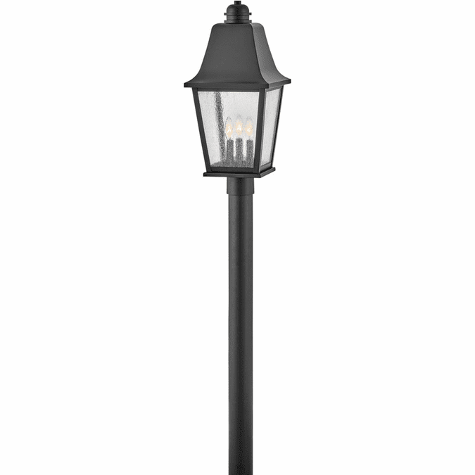 Hinkley 10011BK Kingston Black LED Outdoor Lamp Post Light Fixture