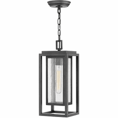 Hinkley 1002OZ-LL Republic Oil Rubbed Bronze LED Exterior Mini Hanging Pendant Lighting