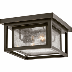 Hinkley 1003OZ Republic Oil Rubbed Bronze LED Exterior Flush Lighting