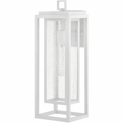 Hinkley 1005TW Republic Textured White LED Medium Outdoor Wall Mounted Lamp