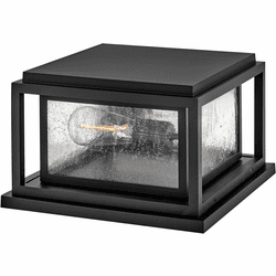 Hinkley 1008BK-LV Republic Modern Black LED Pier Mount